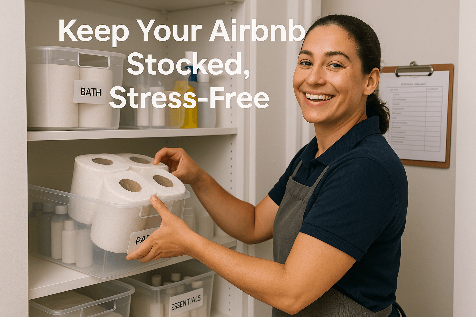 How to Keep Your Airbnb Stocked Without the Stress